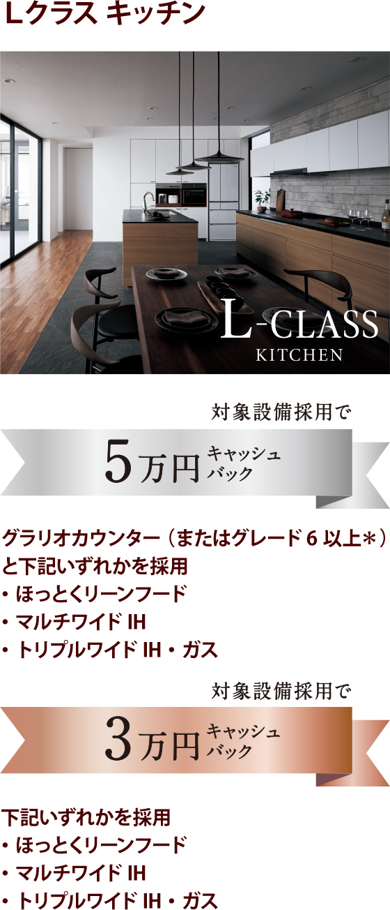 Lクラス キッチン