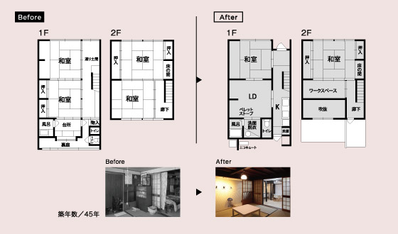 Before After