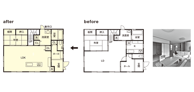Before After