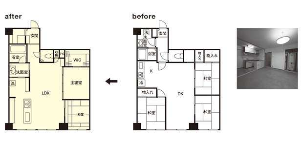 Before After