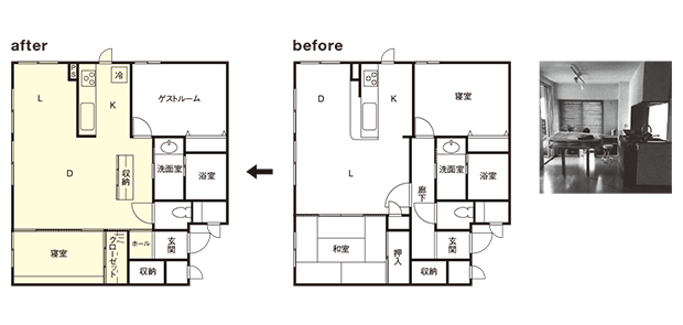 Before After