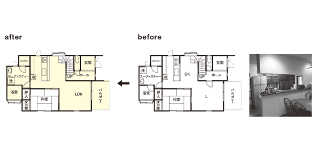 Before After