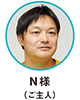 N様（ご主人）