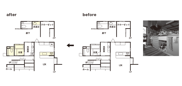 Before After