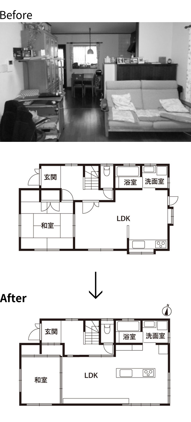Before | After
