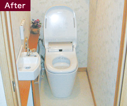 トイレafter