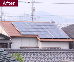 太陽光発電システムafter